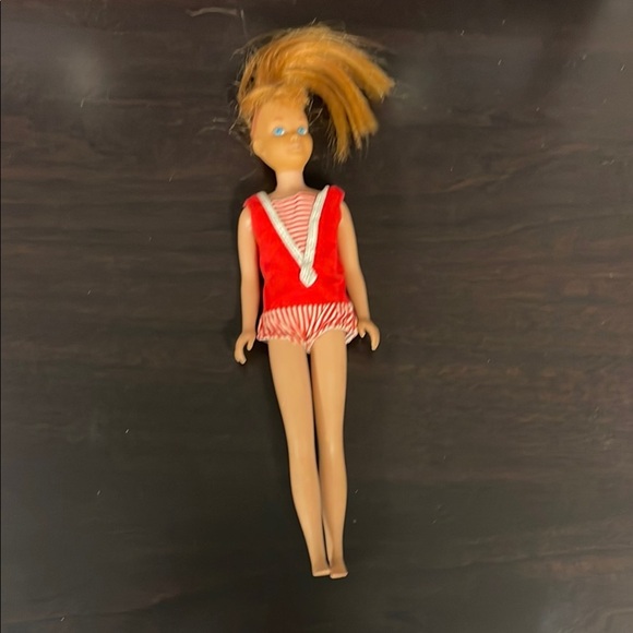 Vintage 1963 Redhead Straight Leg Skipper Doll Barbie Family Original Outfit - Picture 1 of 6
